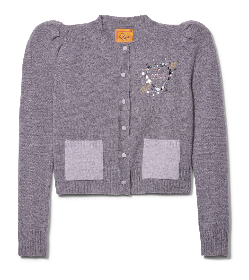 Laurita Puff Sleeve Cardigan – Le Lion