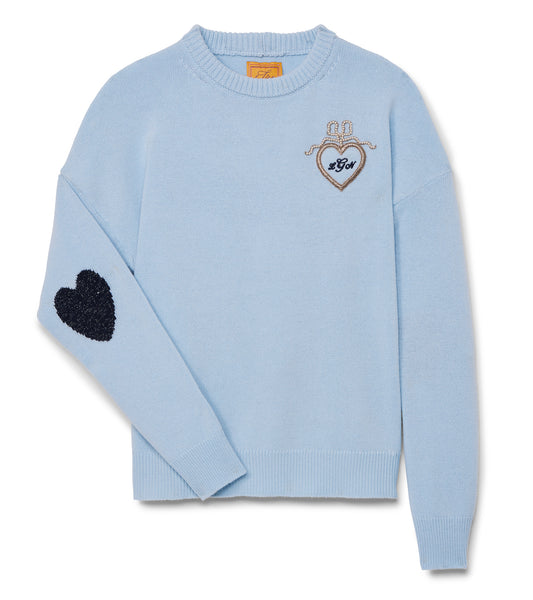 ★2023FW新作★ROMANTIC CROWN★BLAZE LOGO CREWNECK 082624_CW_LeLion_Shot_20_006_g