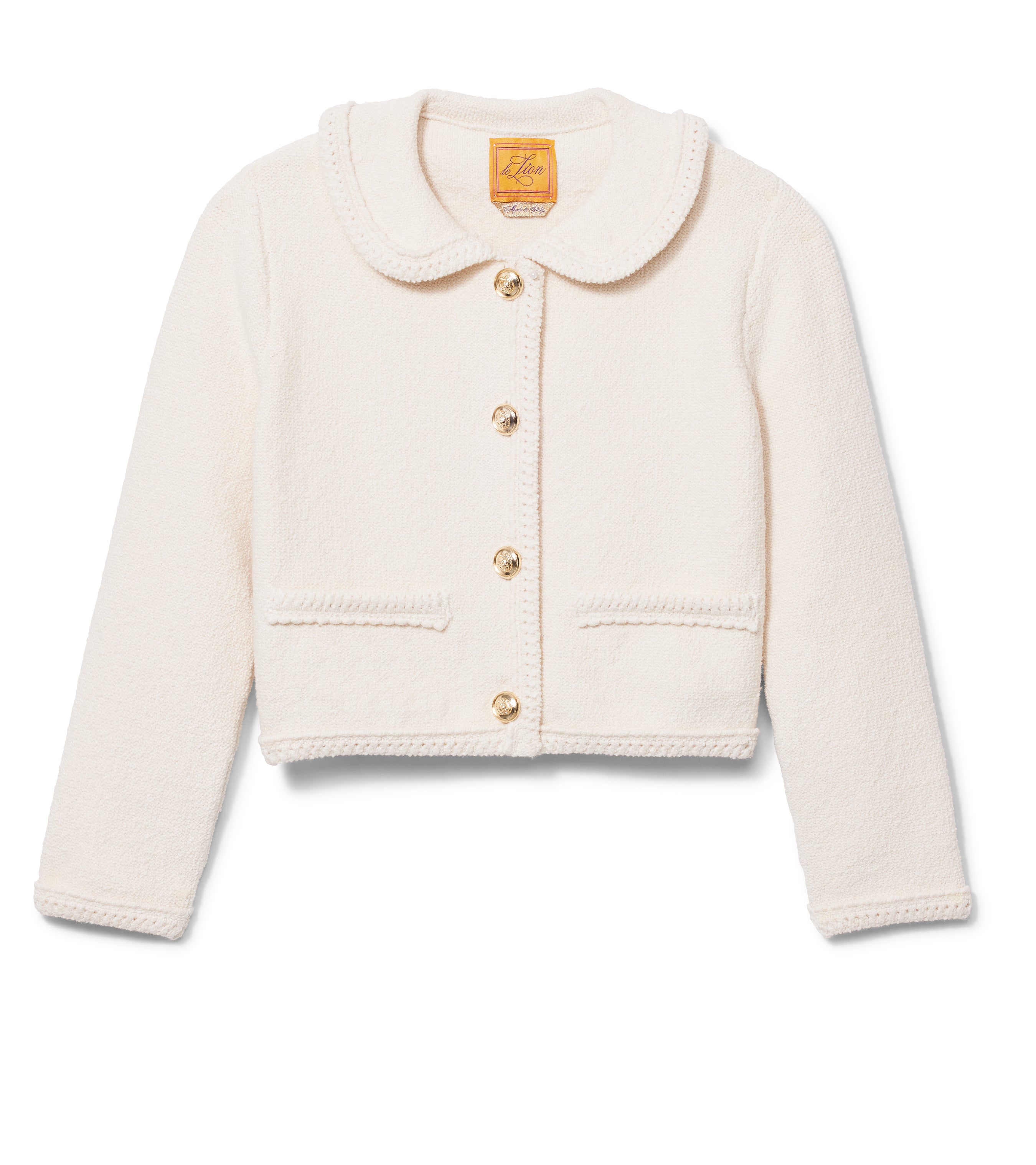 Cotton Blanche Jacket with Collar – Le Lion
