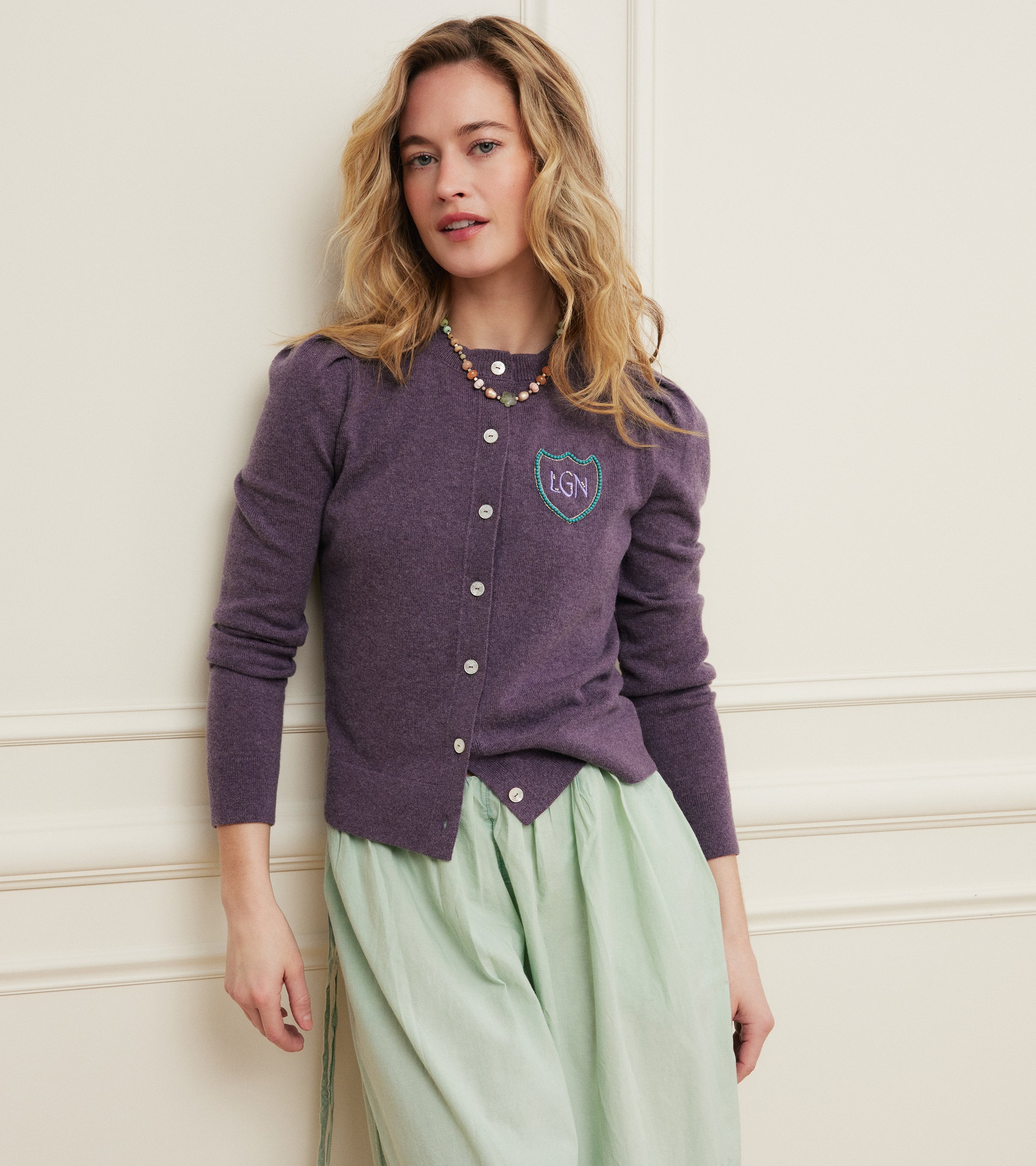 Puff Sleeve Laursie Cardigan – Le Lion