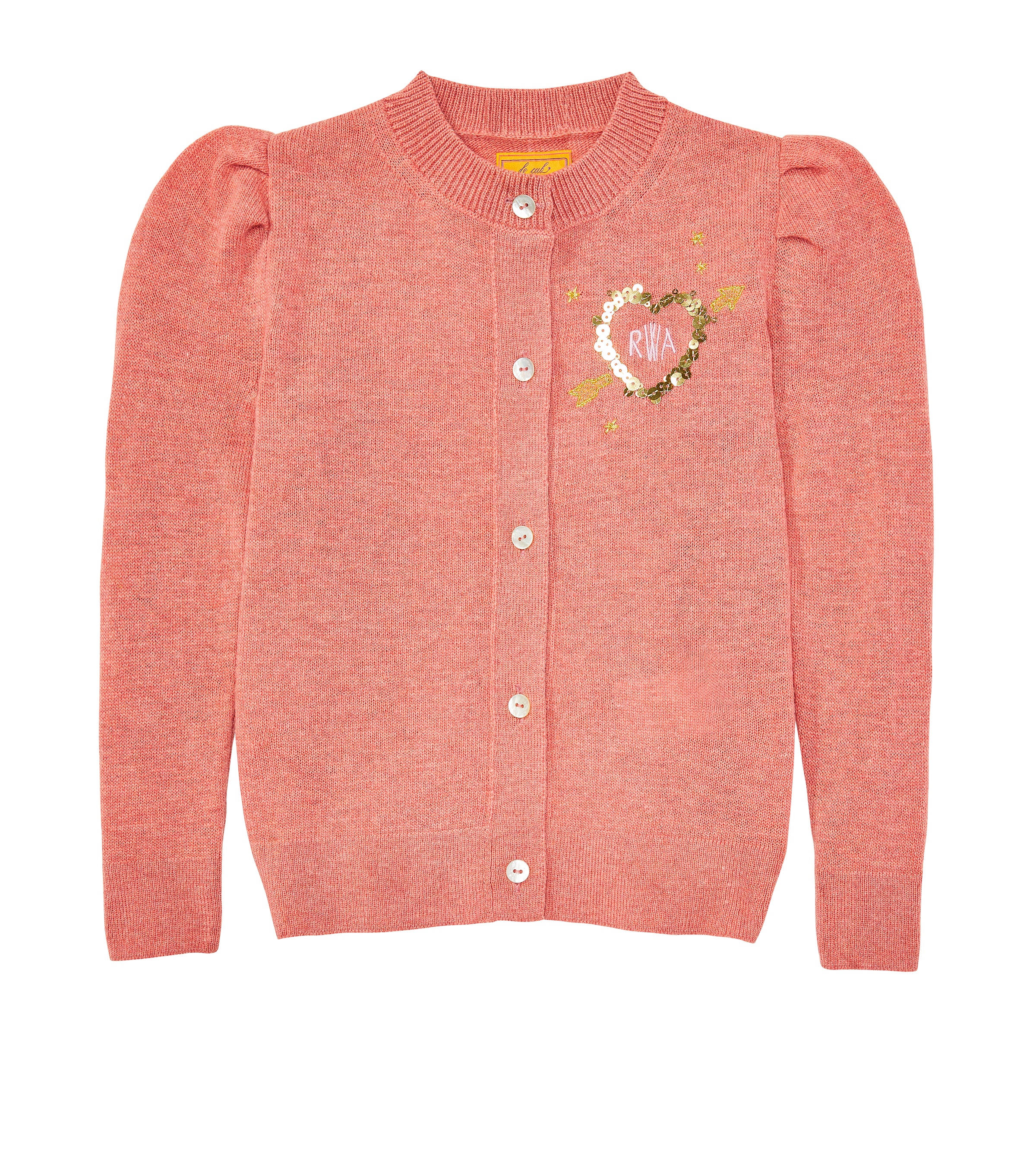 Kids Laursie Cardigan with Heart – Le Lion