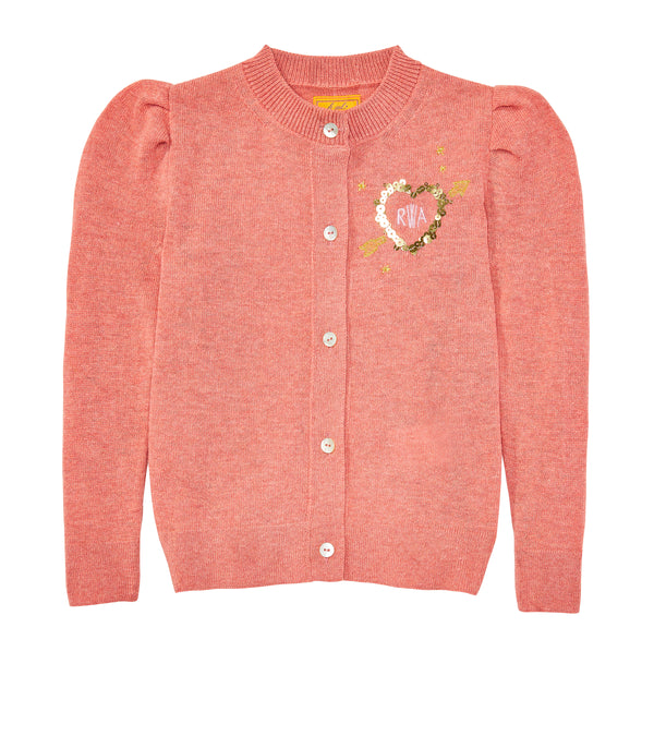Kids Laursie Cardigan with Heart